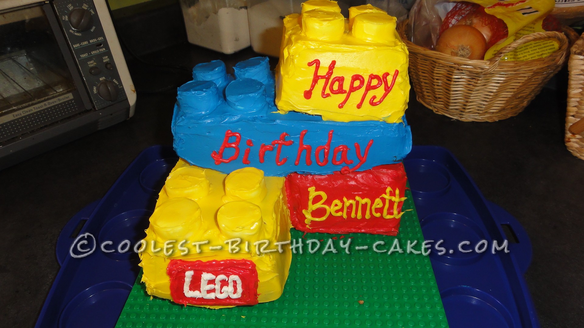 Coolest LEGO Birthday Cake