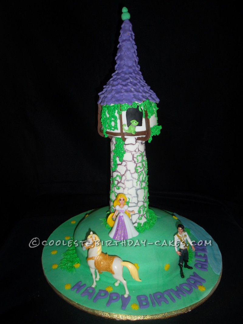 Coolest Rapunzel Tower Cake