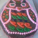 Coolest Retro Owl Cake