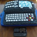 Cool Texting Cell Phone Cake