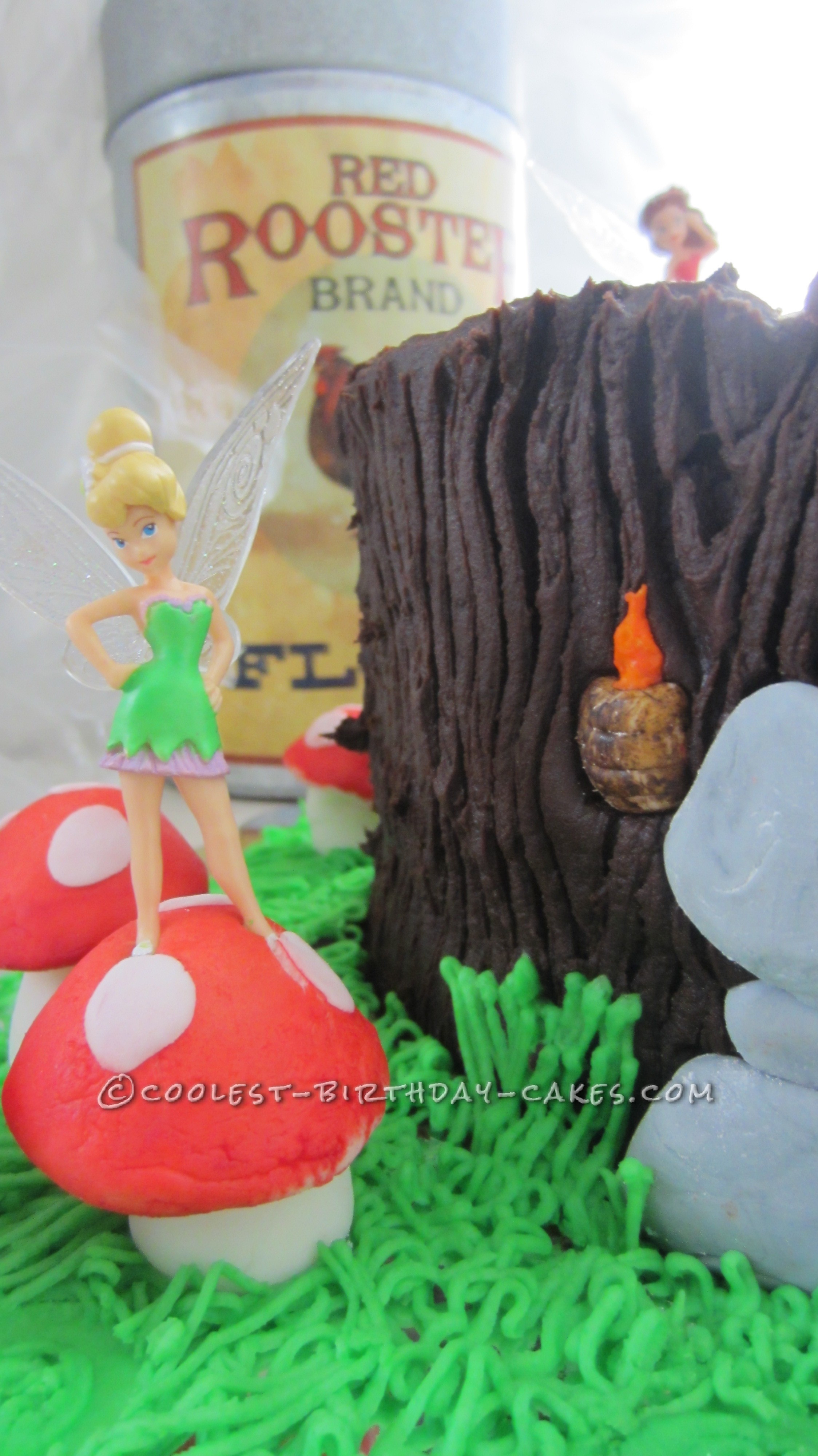 Coolest Tinkerbell and Fairies Cake for a First Birthday