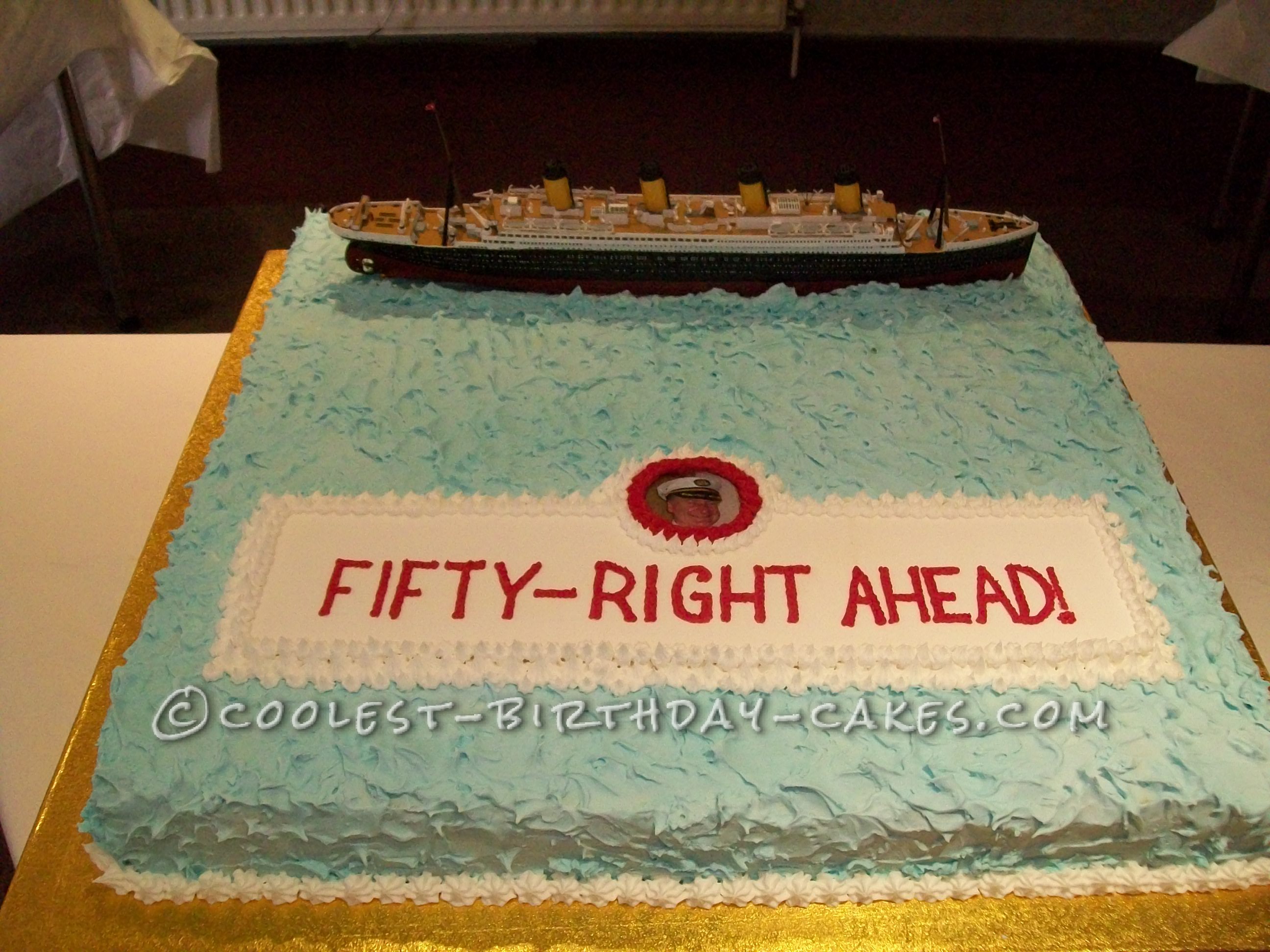 Coolest Titanic Birthday Cake