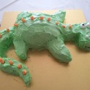 Easy Dino Birthday Cake