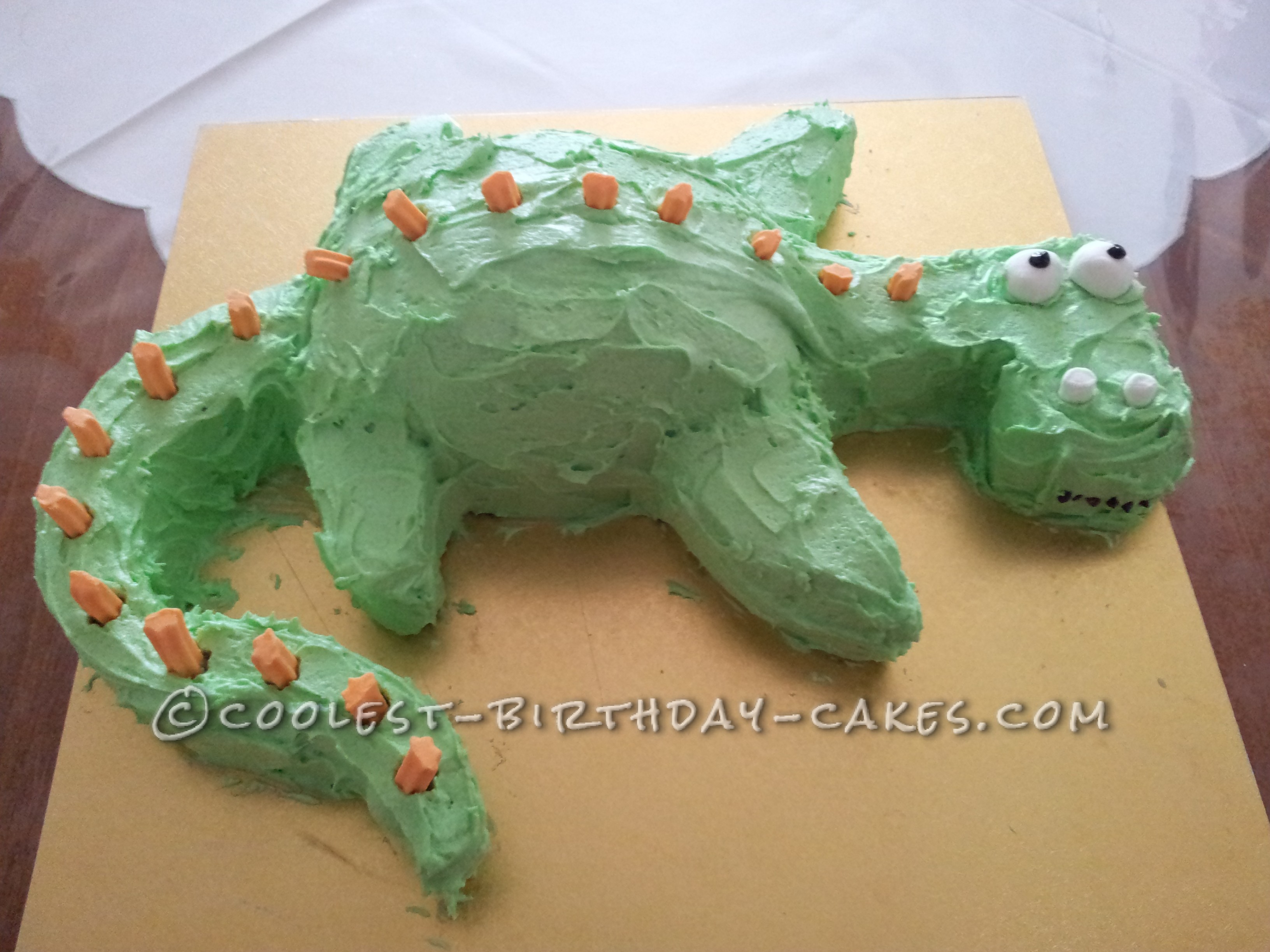 Easy Dino Birthday Cake