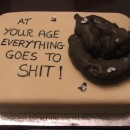 Disgusting but Hilarious Turd Birthday Cake