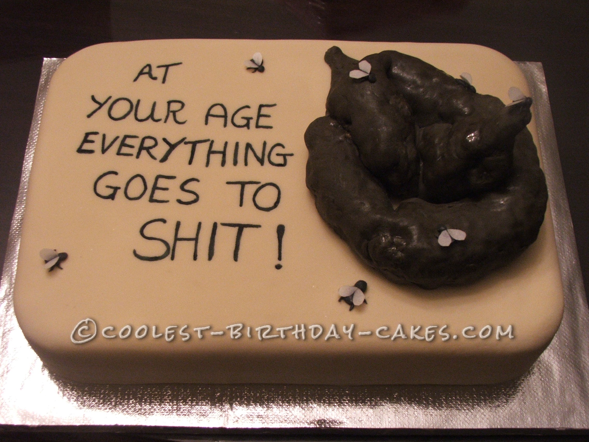 Disgusting but Hilarious Turd Birthday Cake