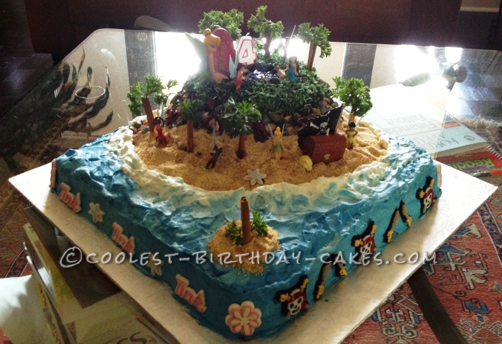 Enchanted Fairy Island Birthday Cake