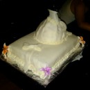 Wedding Gown Cake for a Bridal Shower