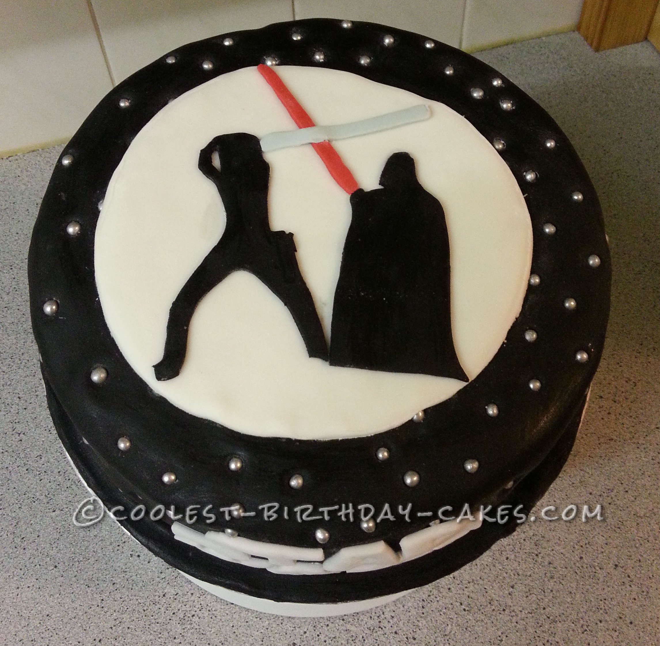Grown Up Star Wars Cake for a Self-Confessed Geek