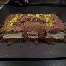 Harry Potter Book of Monsters Cake