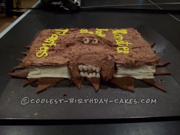 Harry Potter Book of Monsters Cake