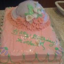 Homemade Hat/Bonnet 89th Birthday Cake