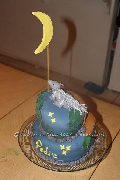 Howl at the Moon Wolf Topsy Turvy Cake