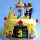 Jilly's Beauty and the Beast Birthday Cake
