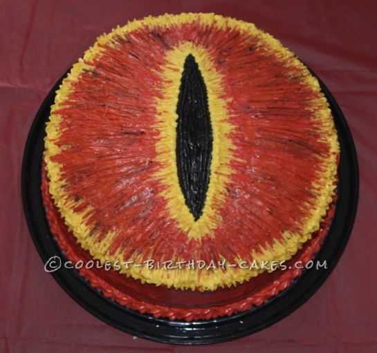Lord of the Rings - Eye of Sauron Cake