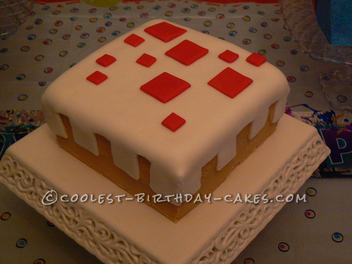 Coolest Minecraft Cake