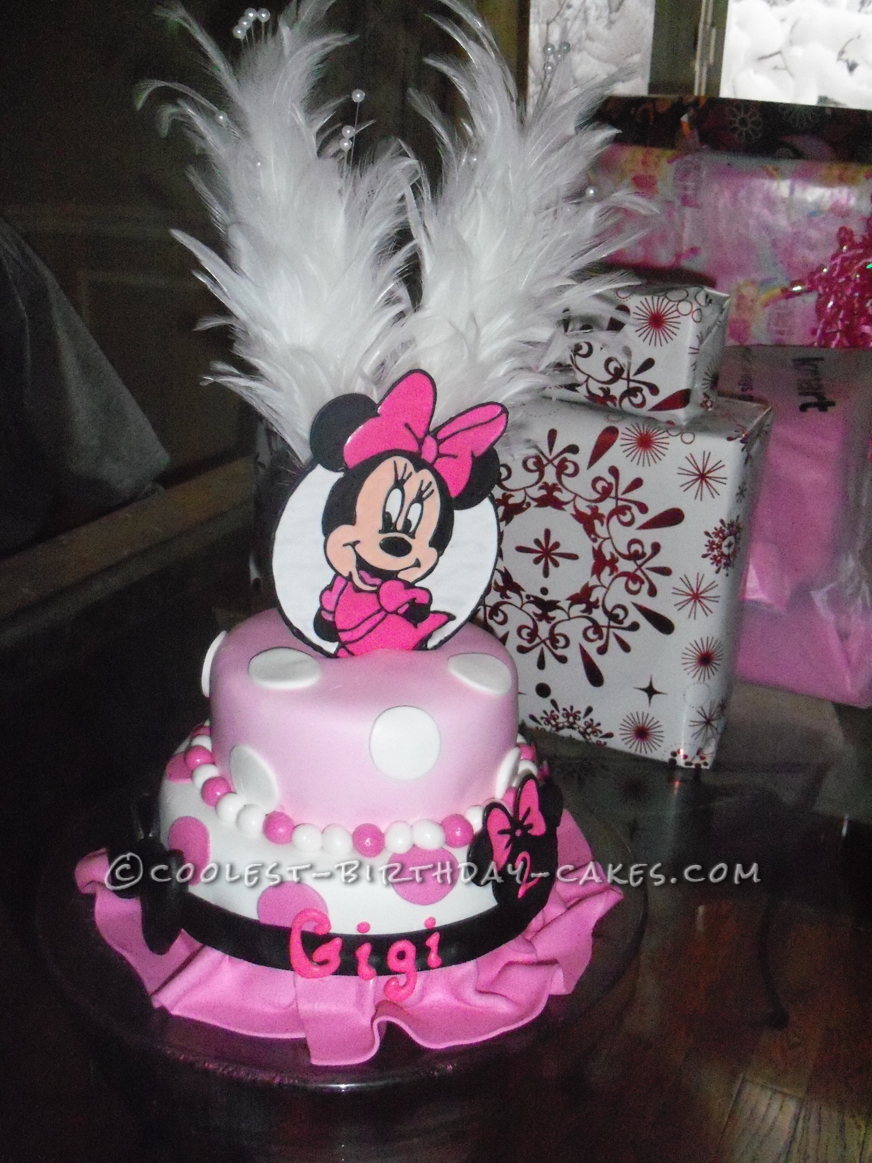Coolest Minnie Mouse Birthday Cake