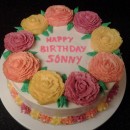 Mom's Flower Birthday Cake