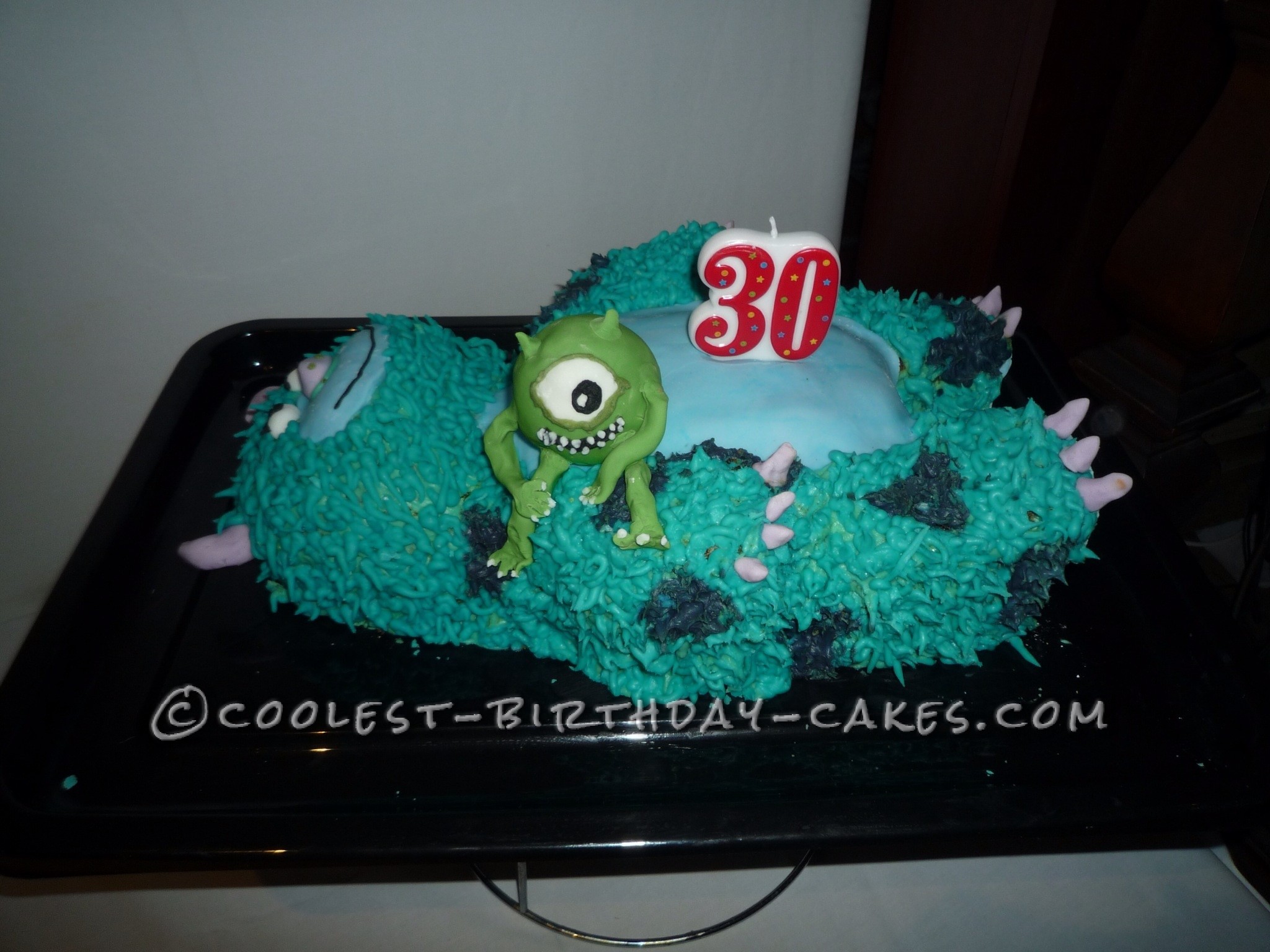 Cool Monsters Inc. Sulley Birthday Cake