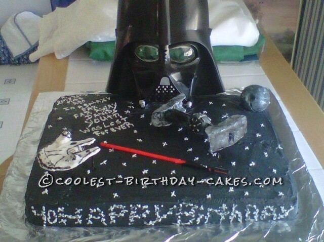 star wars birthday cake