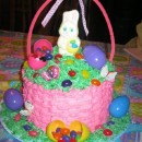 My First Coolest Easter Basket Cake