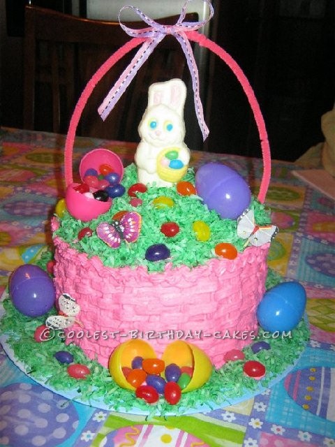 My First Coolest Easter Basket Cake