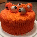 Coolest Orange Monster Cake
