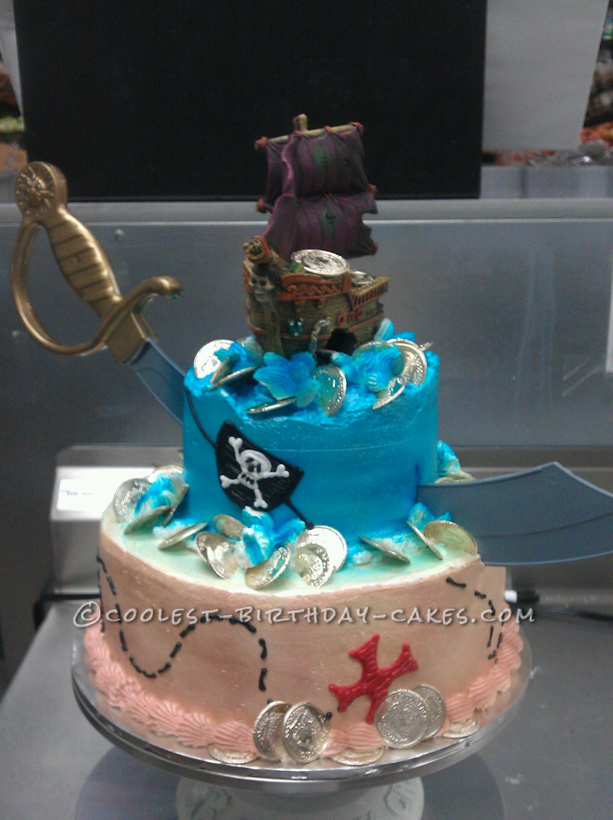 Awesome Pirate Birthday Cake