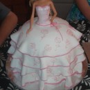Pretty as a Princess Cake for my 4 Year Old Daughter