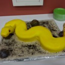 Quick Snake Cake for our Grandson