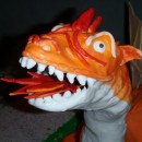 Awesome 3D Fire-Breathing Dragon Cake