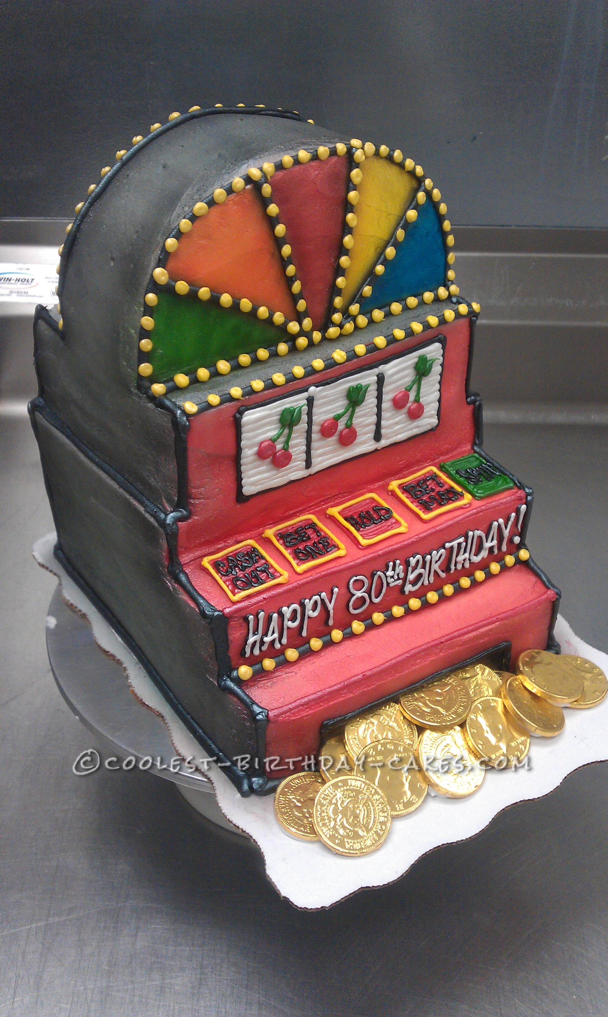 Coolest Slot Machine Birthday Cake