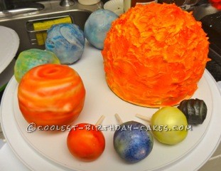 Coolest Solar System Birthday Cake