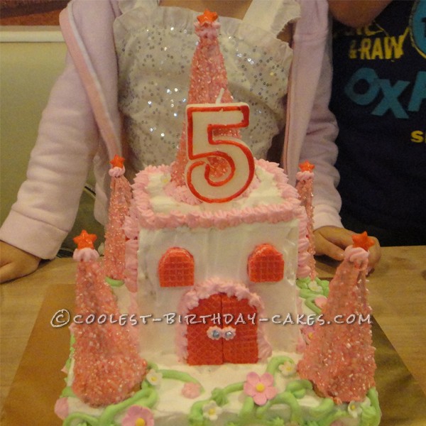 Sweet Princess Castle Cake