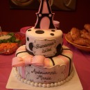 To Paris with Love Baby Shower Cake