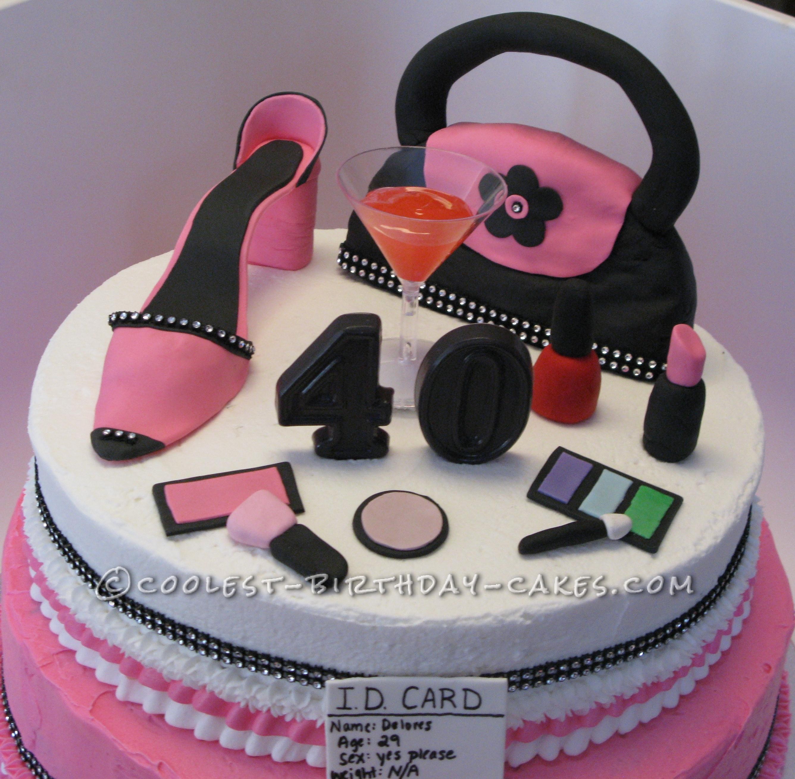 Ultimate 40th Birthday Girly Cake