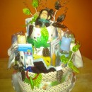 Welcome to the Jungle Diaper Cake