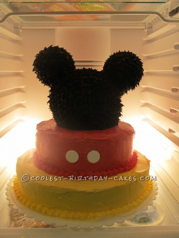 1st Birthday Cake for my Daughter who loves Mickey Mouse