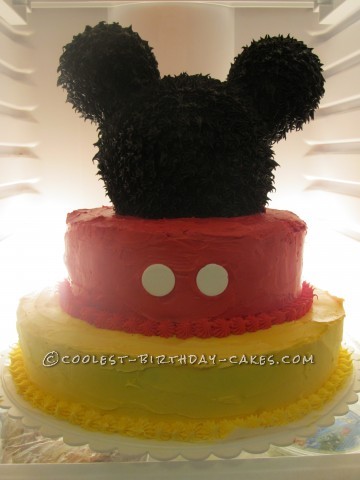 1st Birthday Cake for my Daughter who loves Mickey Mouse