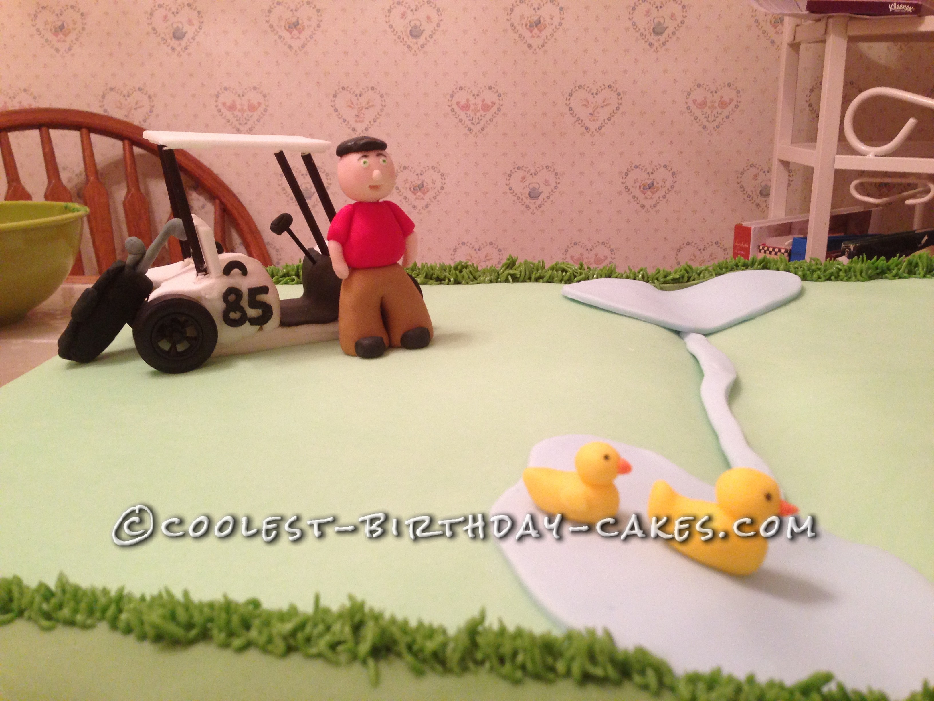 Coolest 85th Outing Golf Cake