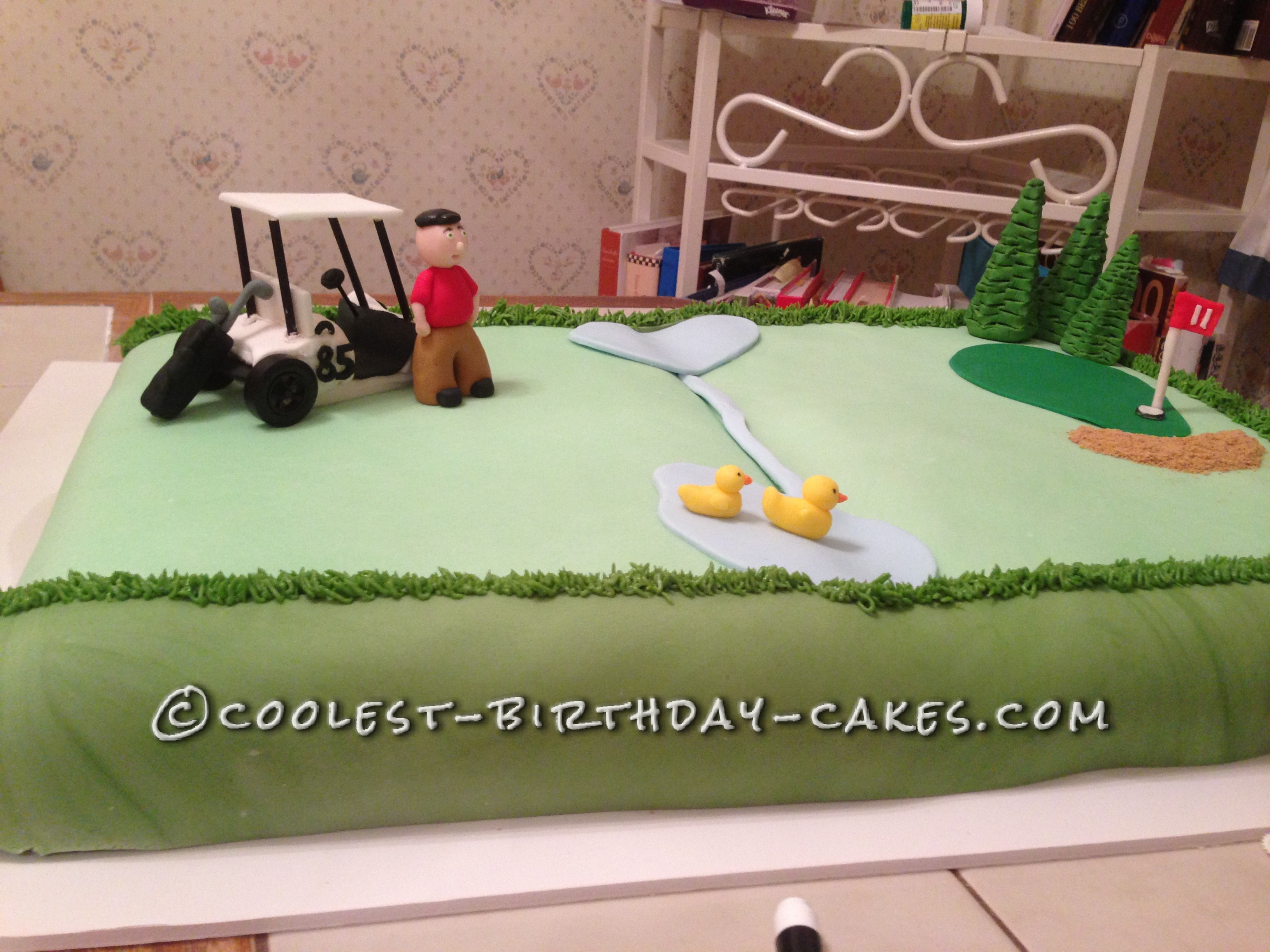 Coolest 85th Outing Golf Cake