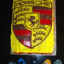 Coolest Porsche Logo cake