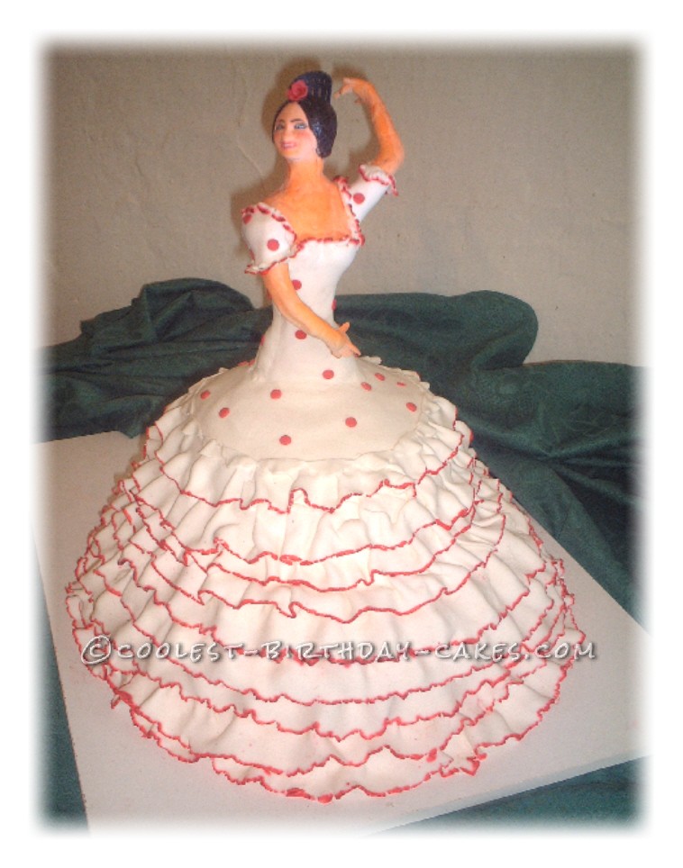 Awesome Flamenco Dancer Cake