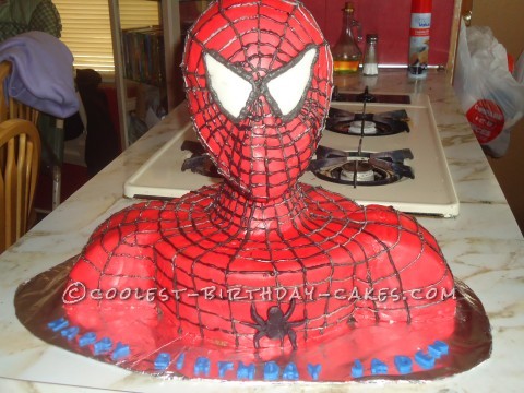 2D Spiderman Face Cake | Zoe Elizabeth Gottehrer | Flickr