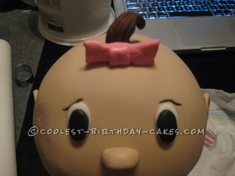 Baby Doll in a Box Birthday Cake