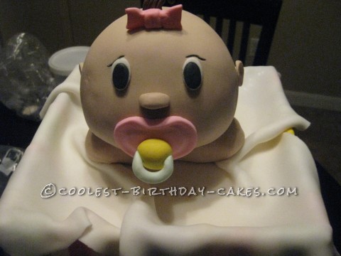 Baby Doll in a Box Birthday Cake