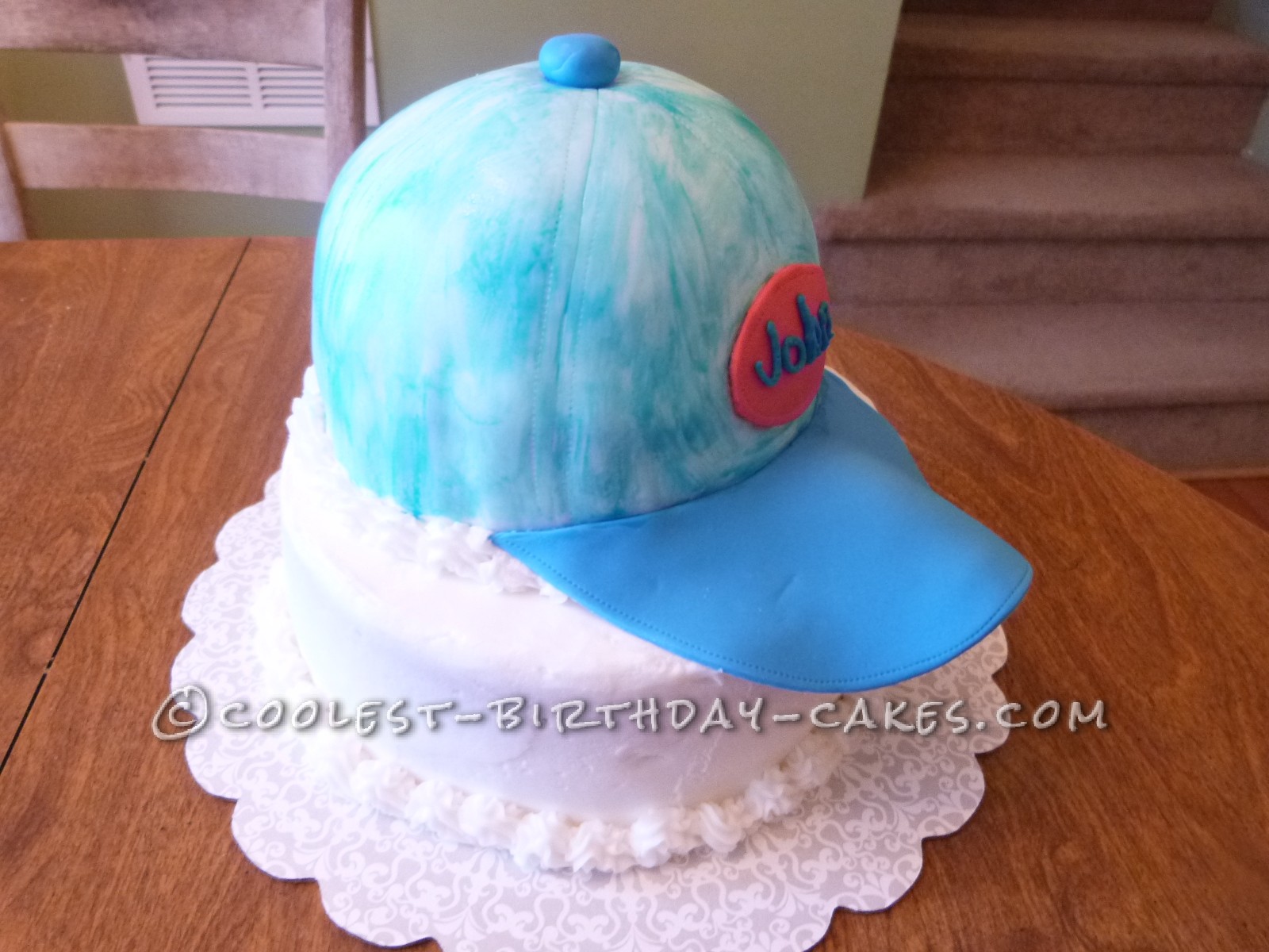 Cool Baseball Cap Cake