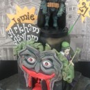 Batman Birthday Cake - Arkham City Asylum Cake