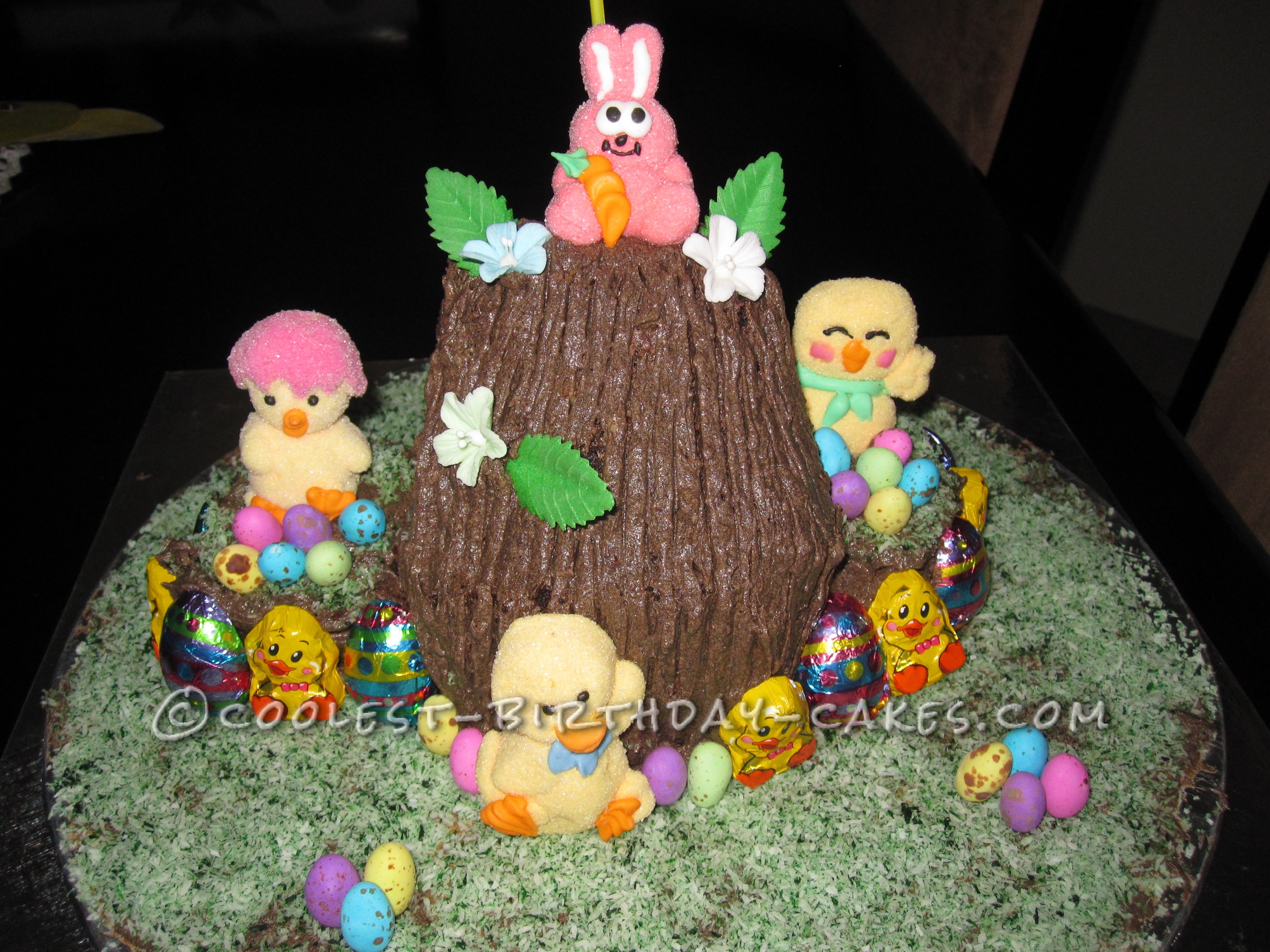 Colourful Easter Surprise Cake
