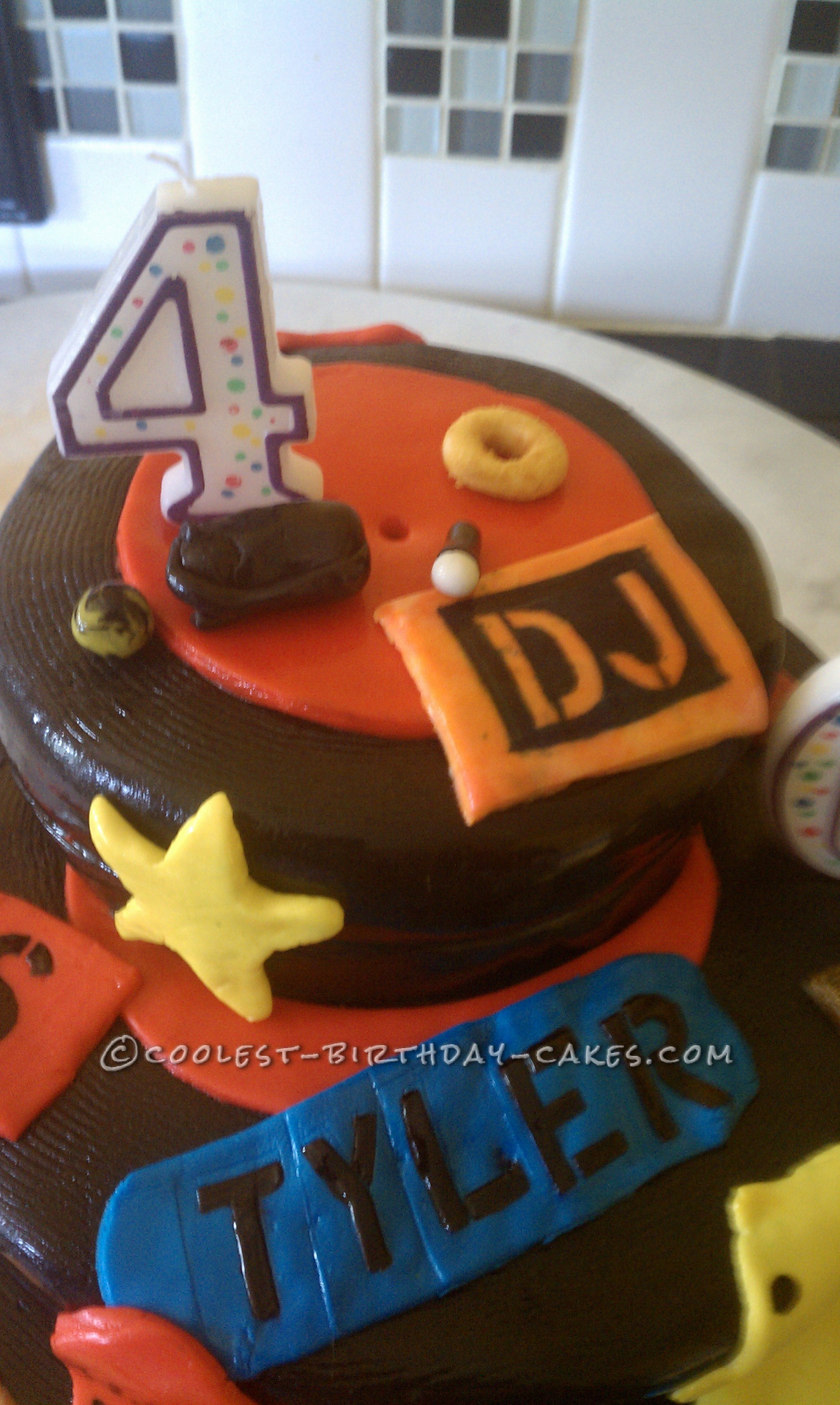 Cool DJ Birthday Cake